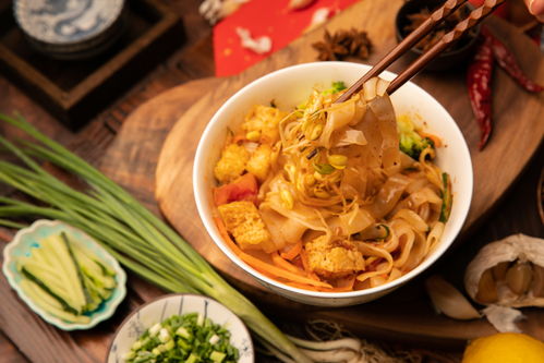 涼皮面食特色小吃美食攝影圖 攝影